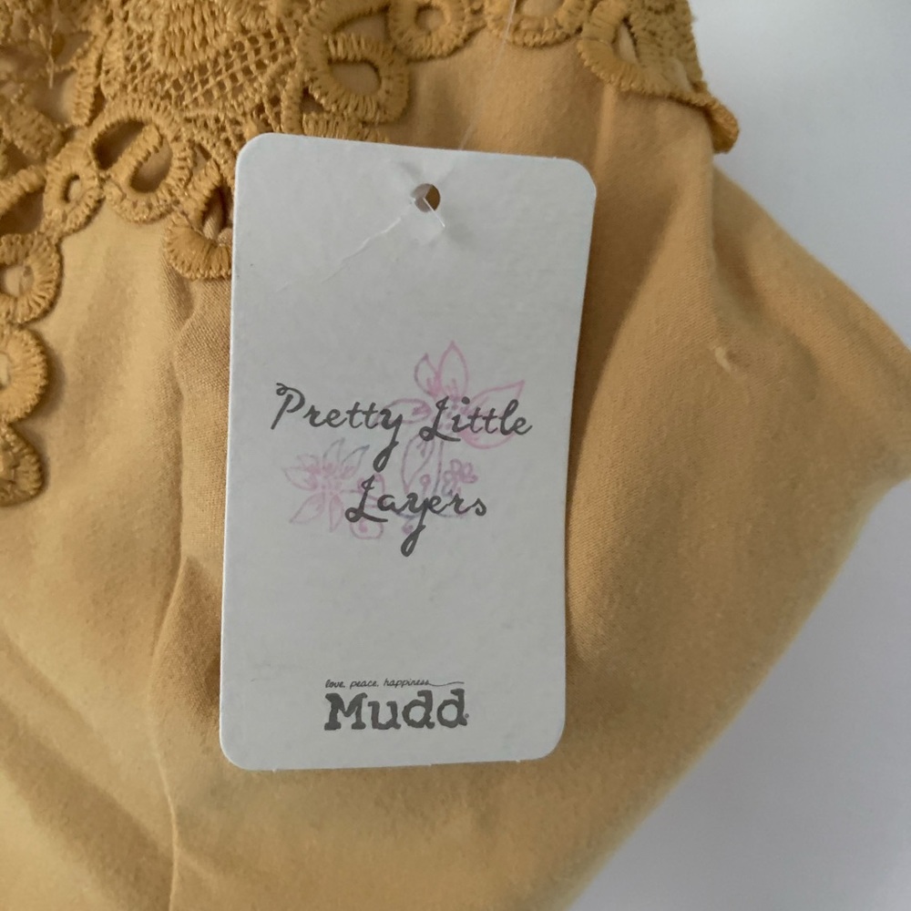Mudd Crochet Bralette Cider Yellow Size S - Picture 7 of 7
